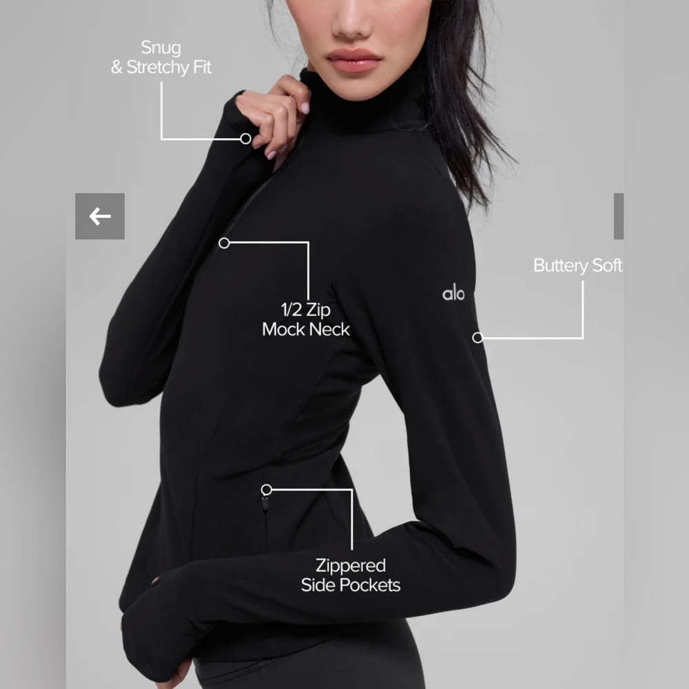 Alo Alosoft 1/2 Zip Pullover
